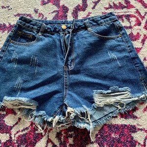 High Waisted Jean Shorts